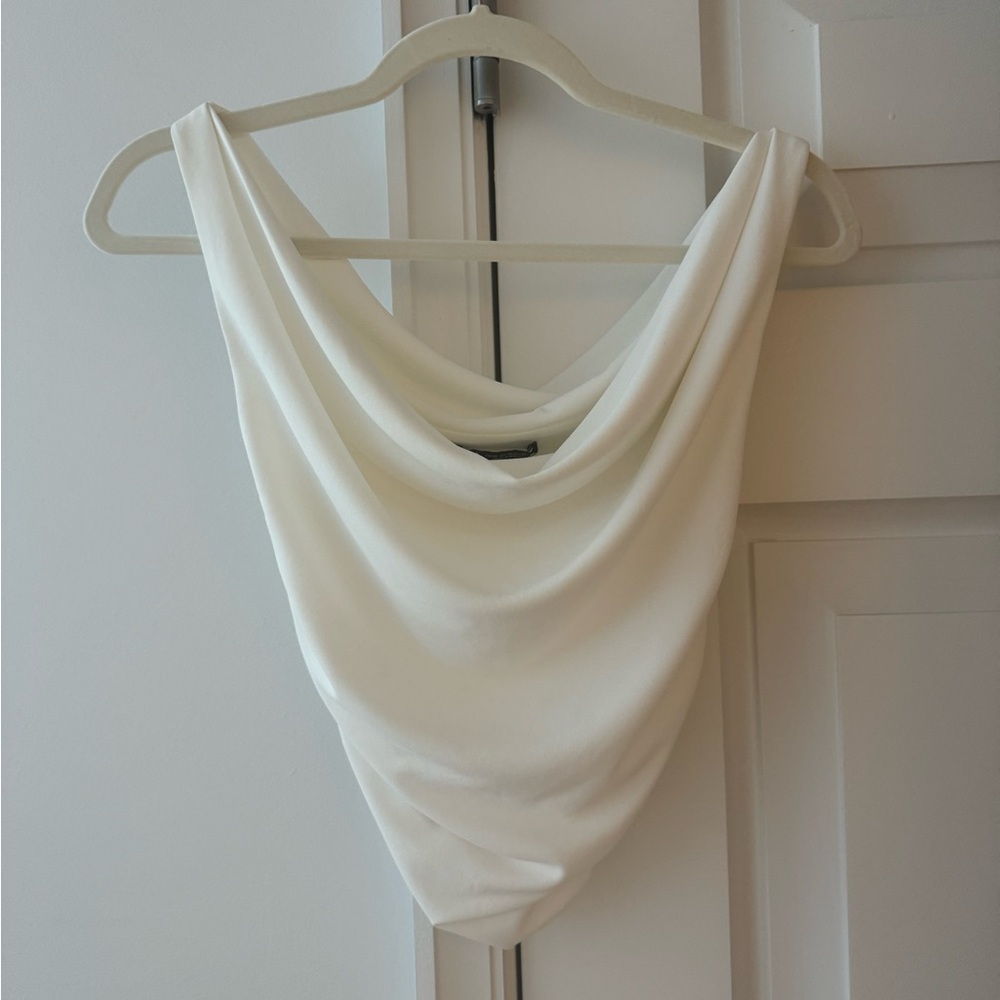 Zara white off shoulder top